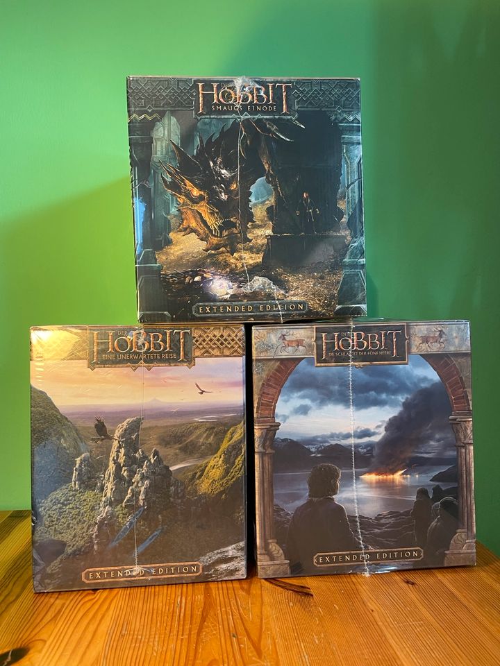 The Hobbit Collector‘s Edition Extended Bluray Box OVP neu 3x in Straubing