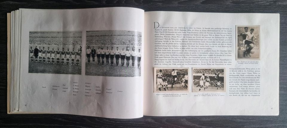 C. F. Vogelsang Sammelalbum Fußball-Weltmeisterschaft 1954 in Schiffdorf