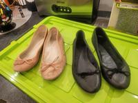 2 leder Ballerina von Mango. Eine Schwarz und andere rosa gold Bayern - Lenggries Vorschau