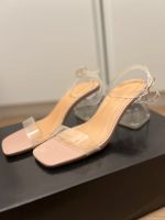 Sandalen mit transparentem Absatz Hessen - Offenbach Vorschau