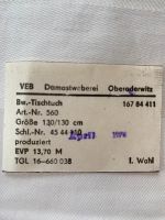 3 Damast Tischdecken 130x130 Originalverpackt DDR/ Ostalgie Nordvorpommern - Landkreis - Prohn Vorschau