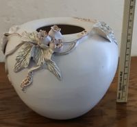 Keramik Vase mit 3 D Rosen, Blumenvase Rheinland-Pfalz - Konz Vorschau