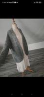 Grauer Cardigan oversize Strickjacke Zara Grobstrick meliert Hessen - Groß-Gerau Vorschau