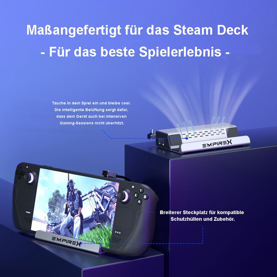 Steam Deck Dock - 6-in-1 Docking Station auch für Nintendo Switch in Frankfurt am Main