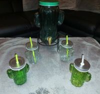 Party - Gläser / Getränkespender mit Ständer in Kaktusform Hessen - Otzberg Vorschau