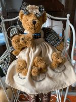 Antike Teddybär Mama mit Kinder Rheinland-Pfalz - Fischbach Vorschau