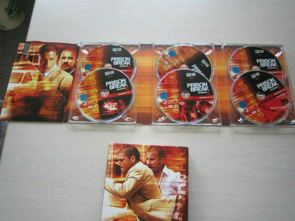 Prison Break - Die komplette Season 2 - 6 DVDs wie NEU in Mömlingen