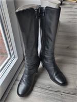 schwarze leicht gefütterte Lederstiefel von Caprice 40 Niedersachsen - Oldenburg Vorschau