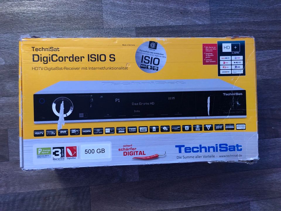 SAT TWIN Receiver Technisat ISIO S mit interner 500 GB Festplatte in Hamburg