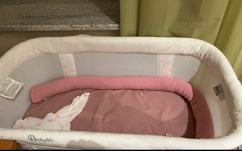 babyGO Beistellbett Sleepgood weiß mesh in Wachstedt