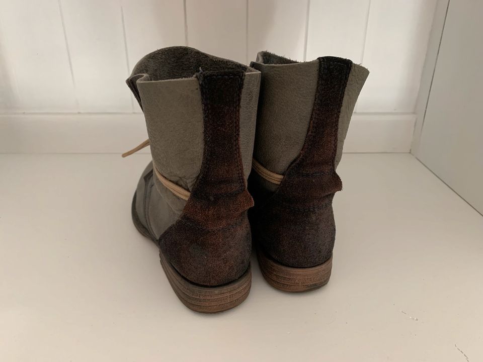 Boots , Stiefeletten , Gr 37 , Post Xchange , grau , Leder in Wegberg