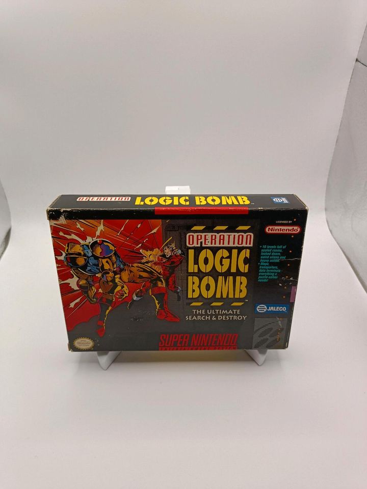 Nintendo SNES Operation Logic Bomb NTSC CIB in Kirchlinteln