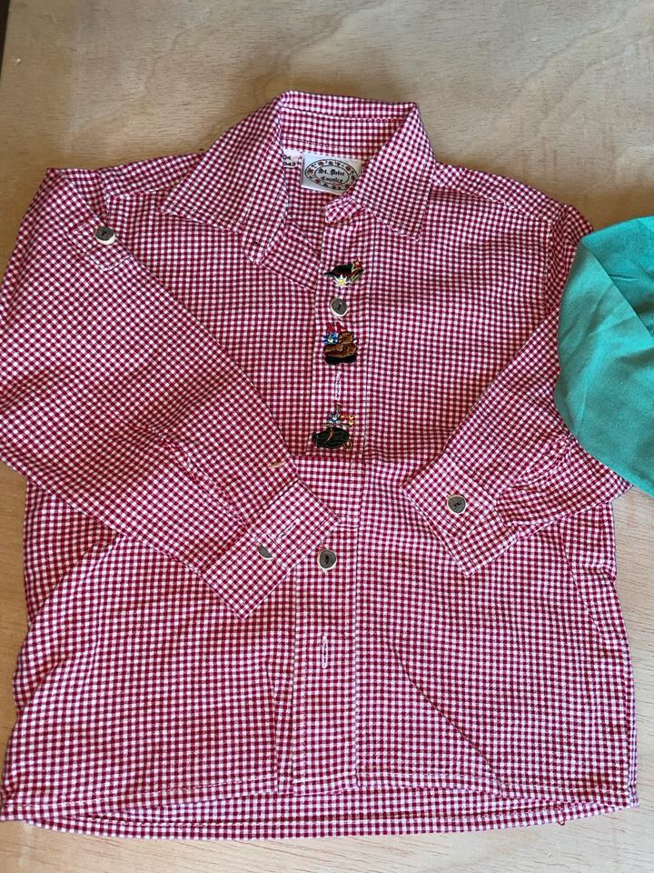 SET Trachtenhemd LA Shirt Adelheid Gr 104 neuwertig Edelweiß in Eppelborn
