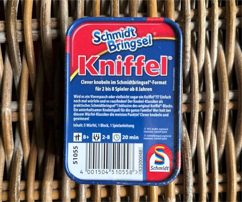 Kniffel Mini Schmidt Bringsel NEU OVP in Potsdam