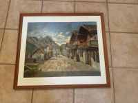 Oberstdorf Bild Gemälde gerahmt Holz 80 x 60 Rheinland-Pfalz - Mainz Vorschau