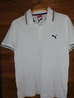 PUMA Poloshirt Gr. 48/50 (M) weiß mit schwarz Bayern - Straubing Vorschau