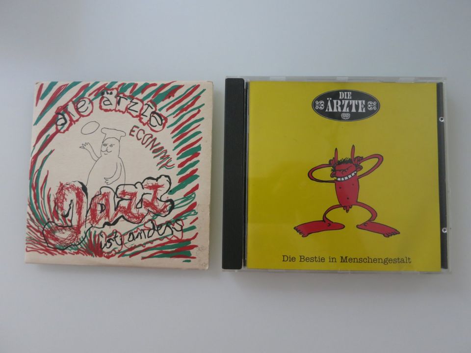 2 CD's DIE ÄRZTE " Economy, Die Bestie in Menschengestalt..." in Berlin