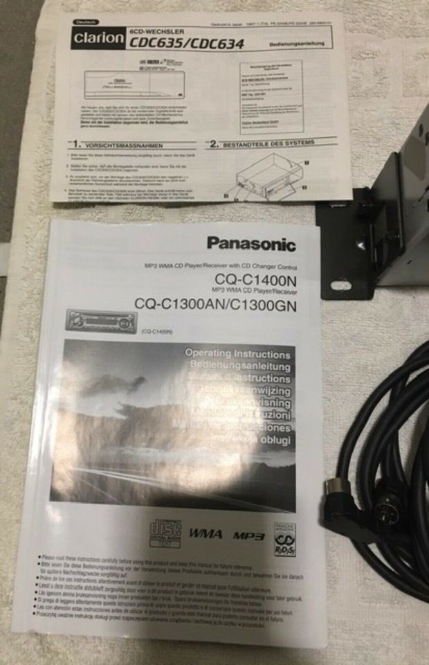 Panasonic CQ-C1400N + CD Wechsler Panasonic CDC634 Autoradio in Hamburg