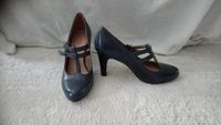 5th Avenue Pumps mit Doppelriemchen, blau, 40, Echtleder, 9cm Abs Bayern - Augsburg Vorschau