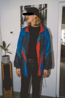 Vintage Jacke bunt retro 90er oversized München - Au-Haidhausen Vorschau