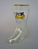 kleiner Glas Bierstiefel Brauerei Thurn und Taxis Regensburg top! Bayern - Wonfurt Vorschau