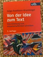 Von der Idee zum Text, Helga Esselborn-Krumbiegel Bayern - Lichtenberg (Oberfranken) Vorschau