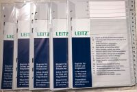 5 Stück Leitz Register 1265 / Plastik / A5 / 20 Blatt A-Z / Grau Schleswig-Holstein - Handewitt Vorschau