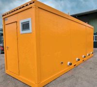 WC-CONTAINER / SANITÄRCONTAINER inkl. 5 WC & 2 Waschbecken - Hygienecontainer Veranstaltungstoilette Baustellentoilette Containertoilette Containermodul für Sanitär WC Baustelle Event Messe Konzert Hessen - Kassel Vorschau