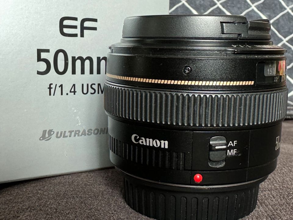 Canon Festbrennweiten-Objektiv EF 50mm 1:1.4 USM in Selm