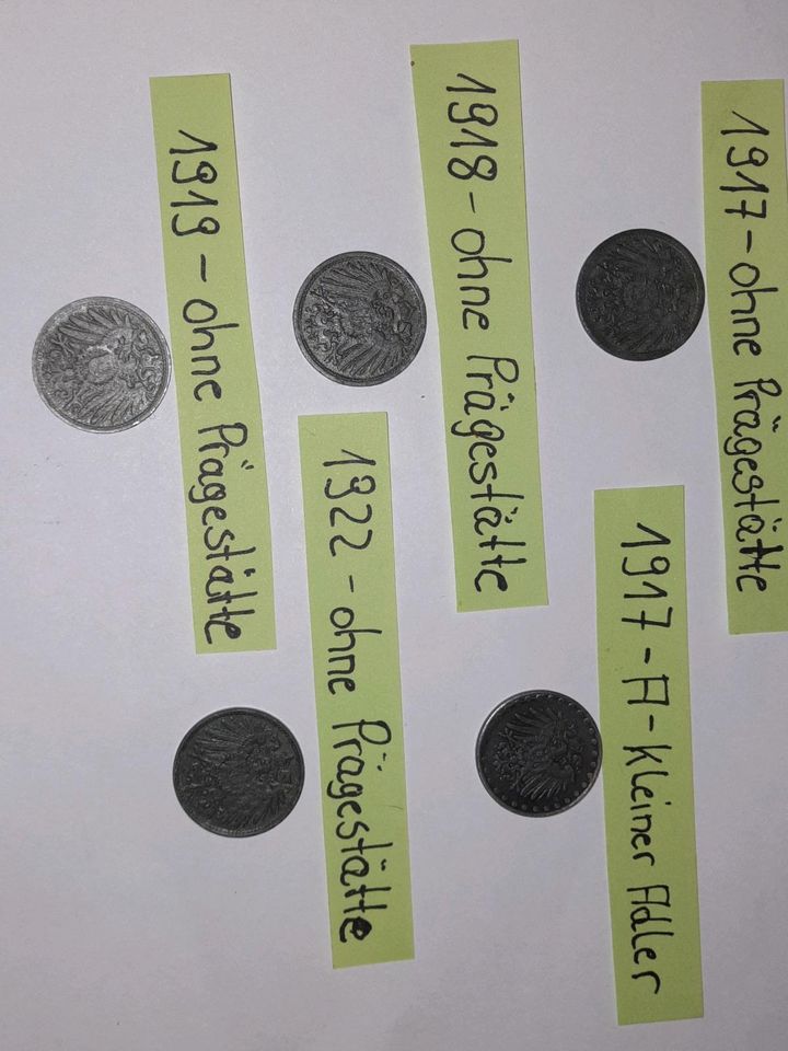 Münzen Kaiserreich in Barleben