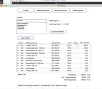 Minimalist Rechnungsprogramm Rechnungssoftware Windows Apple Mac Schleswig-Holstein - Norderstedt Vorschau