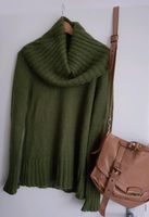 Pullover Strick Mohair Maxi Kragen grün M Vahrenwald-List - List Vorschau