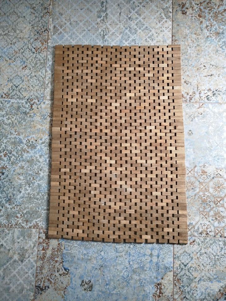 Ikea Vorleger Teppich aus Holz 60x90 cm in Gelnhausen