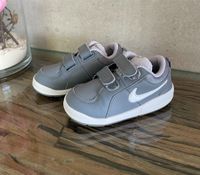 Original Nike Pico 4 Sneakers | Grau | Gr. 25 | Klettverschluss Bayern - Schondorf am Ammersee Vorschau