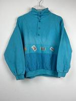 Vintage Half-Zip Sweater - Retro Pullover - Oldschool -90s -Gr. L Niedersachsen - Neuenhaus Vorschau