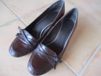 Tamaris Lederpumps, braun, Gr. 39, 5 cm Absatz, wenig getragen Bayern - Freyung Vorschau