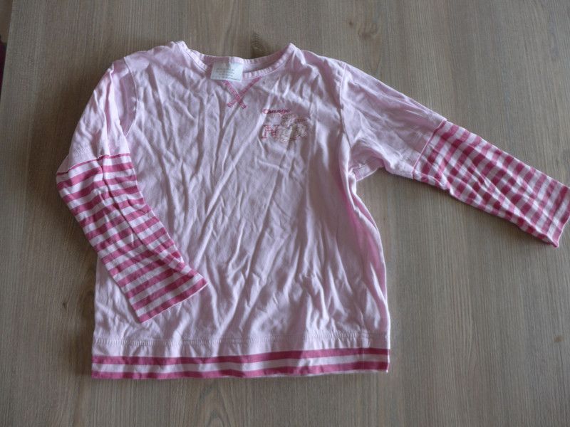 Größe 122 / 128 - Schlafzeugoberteil, Pyjamaoberteil, rosa in Taunusstein