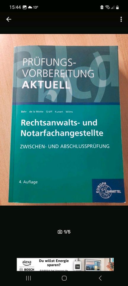 Prüfungsvorbereitung Aktuell Rechtsanwalt- u.Notarfachangestellte in Niedernhausen