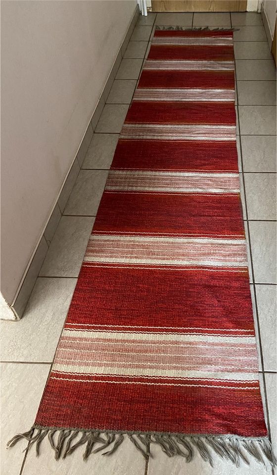 Teppich Läufer Jute rot weiß ca.400 x 80 cm lang in Berlin - Hellersdorf |  Heimtextilien gebraucht kaufen | eBay Kleinanzeigen ist jetzt Kleinanzeigen