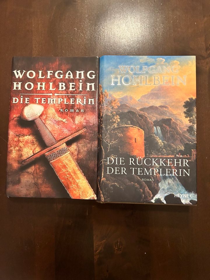 Wolfgang Hohlbein, Die Templerin 1+2, geb. in Isernhagen