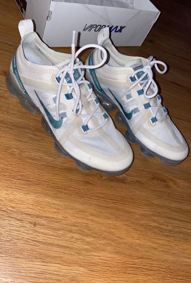 Women's Air Vapormax 2019 White/Mineral Teal-Metallic Silver, in Erfurt