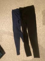 2 Umstands-Leggings, blau & schwarz Düsseldorf - Unterbach Vorschau