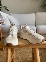 Sneaker Turnschuhe weiß beige H&M Gr. 40 wie neu Mitte - Wedding Vorschau