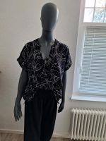 Neue schwarze Bluse mit Muster Gr46 Burglesum - Lesum Vorschau