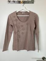 Braun-Beiges Shirt m. Blumen (Esprit / Gr. S) Niedersachsen - Burgdorf Vorschau