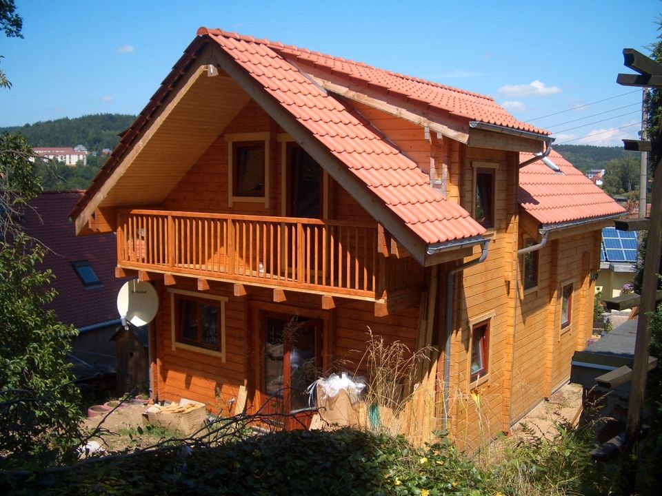 Ferienhaus (Blockhaus), Sebnitz, Sächsische Schweiz,  top! in Sebnitz