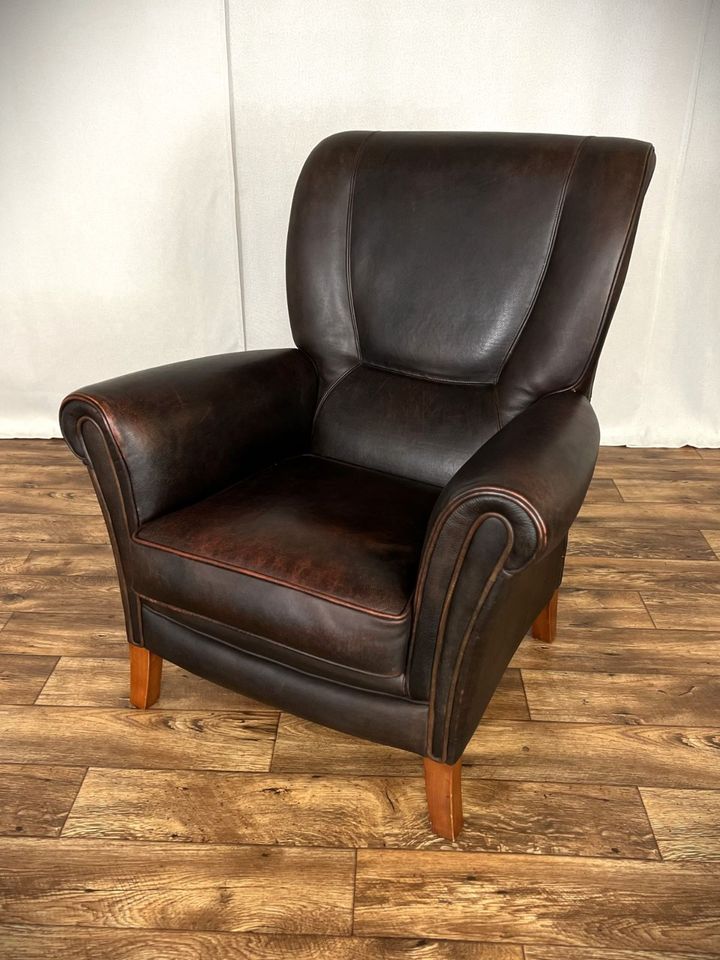 Ledersessel Vintage Chesterfield Glad Stone Sessel Englisch in Hüllhorst