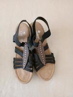 Schwarze Rieker - Antistress Sandalen Gr.40 Absatz 7 cm Eimsbüttel - Hamburg Niendorf Vorschau