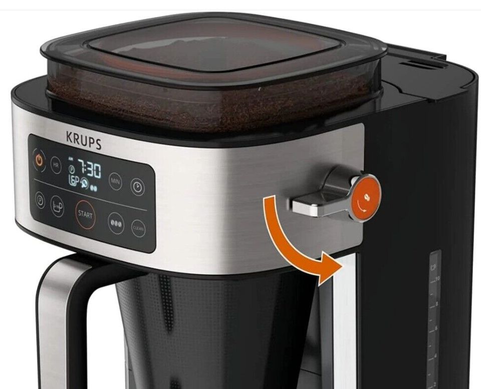 Krups Filter Kaffeemaschine KM760D Kaffee-Vorratsbox für bis zu 400g Kaffee in Dornum