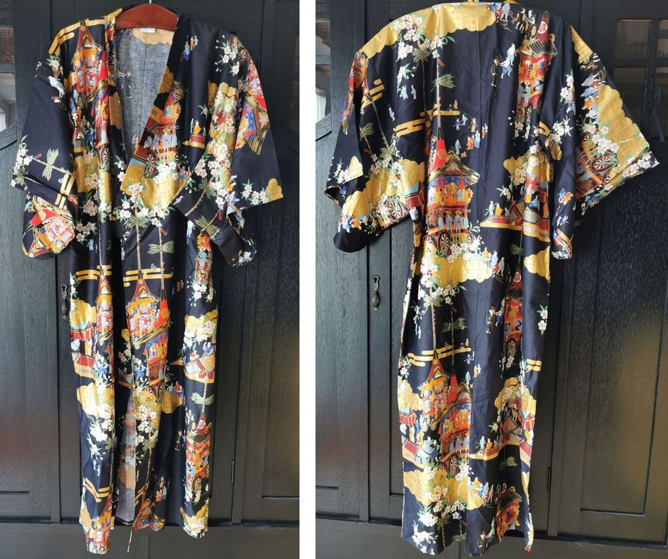 Damen Kimono mit Gürtel und passendem Tuch – unbenutzt neu in Dresden